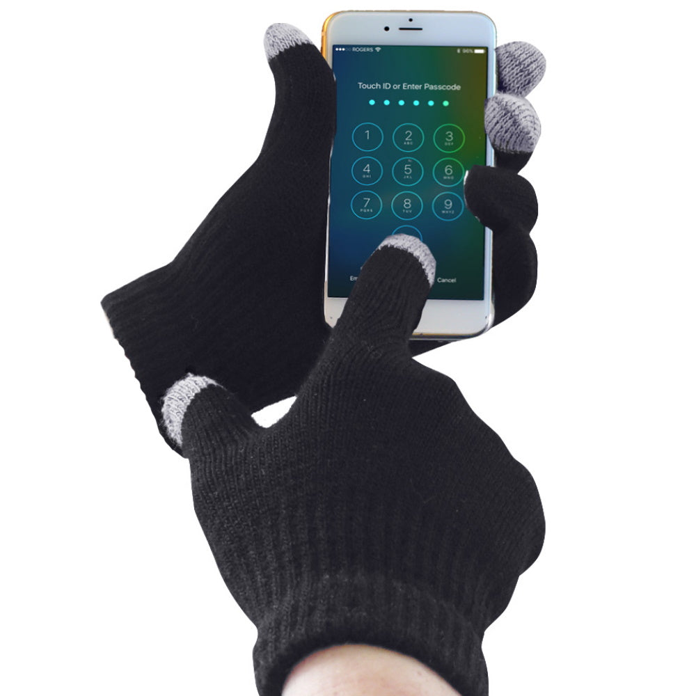 Portwest GL16 Touchscreen Knit Gloves All-Weather Acrylic Knit Work Gloves