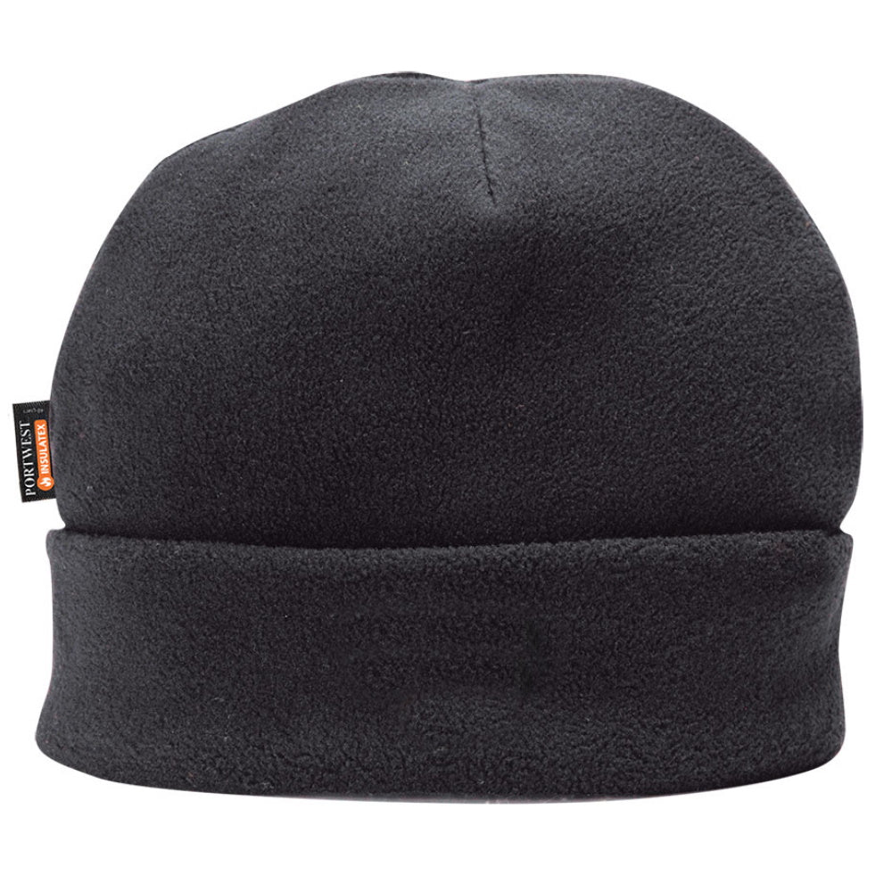 Portwest HA10 Insulated Fleece Beanie Winter Head Protection Helmet Compatible