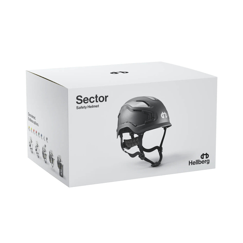 Hellberg Sector Vented Safety Helmet White