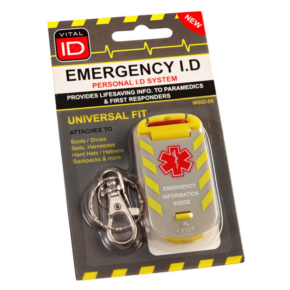 Emergency ID Universal Fit Tag