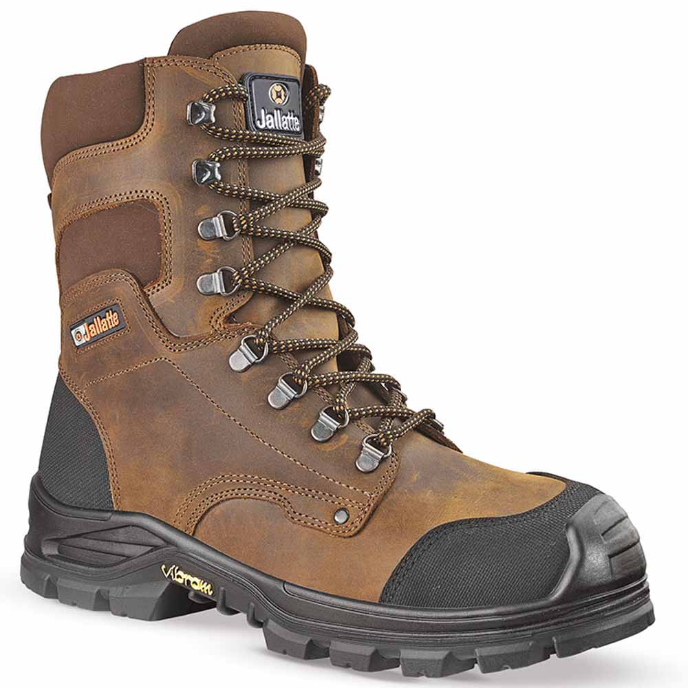 JalHickory High Leg Safety Boots Scuff Cap S3