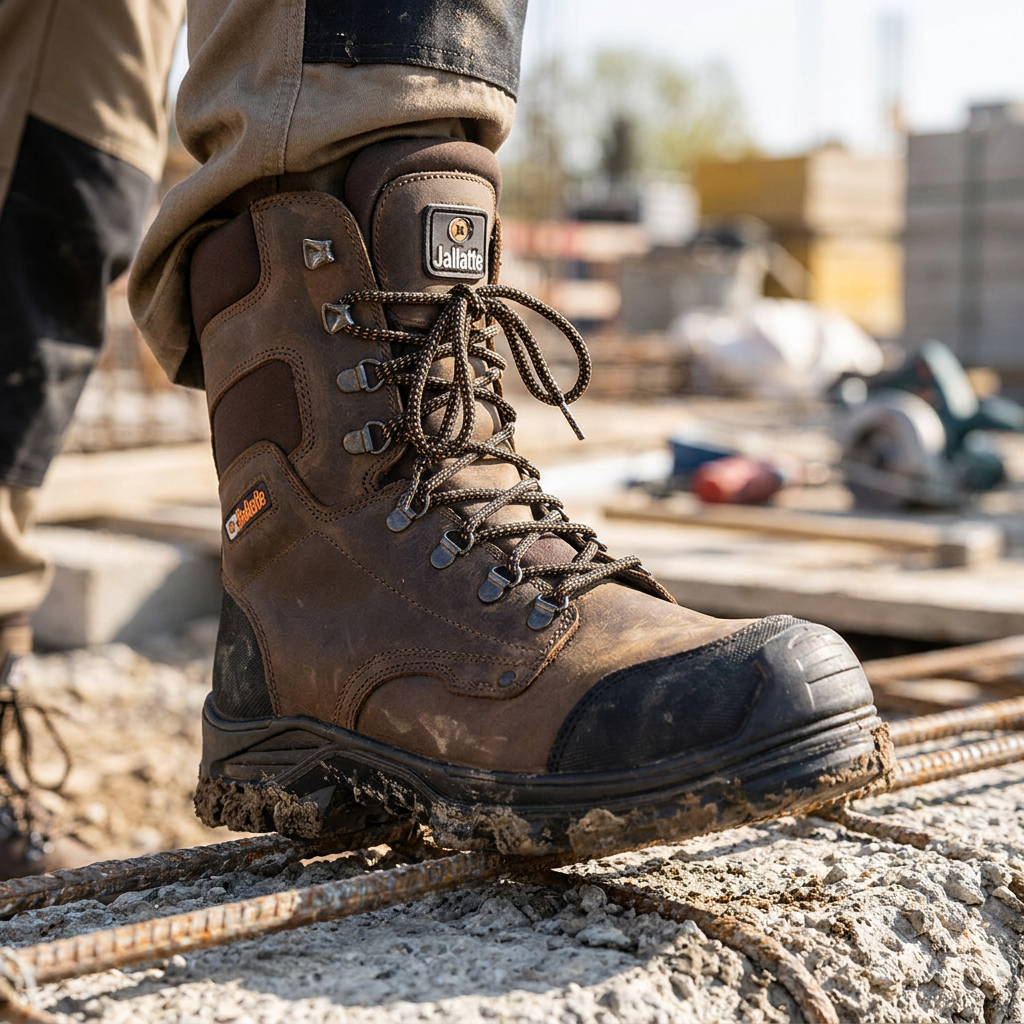 Jallatte JALSEQUOIA High-Leg Safety Boot S3 Brown