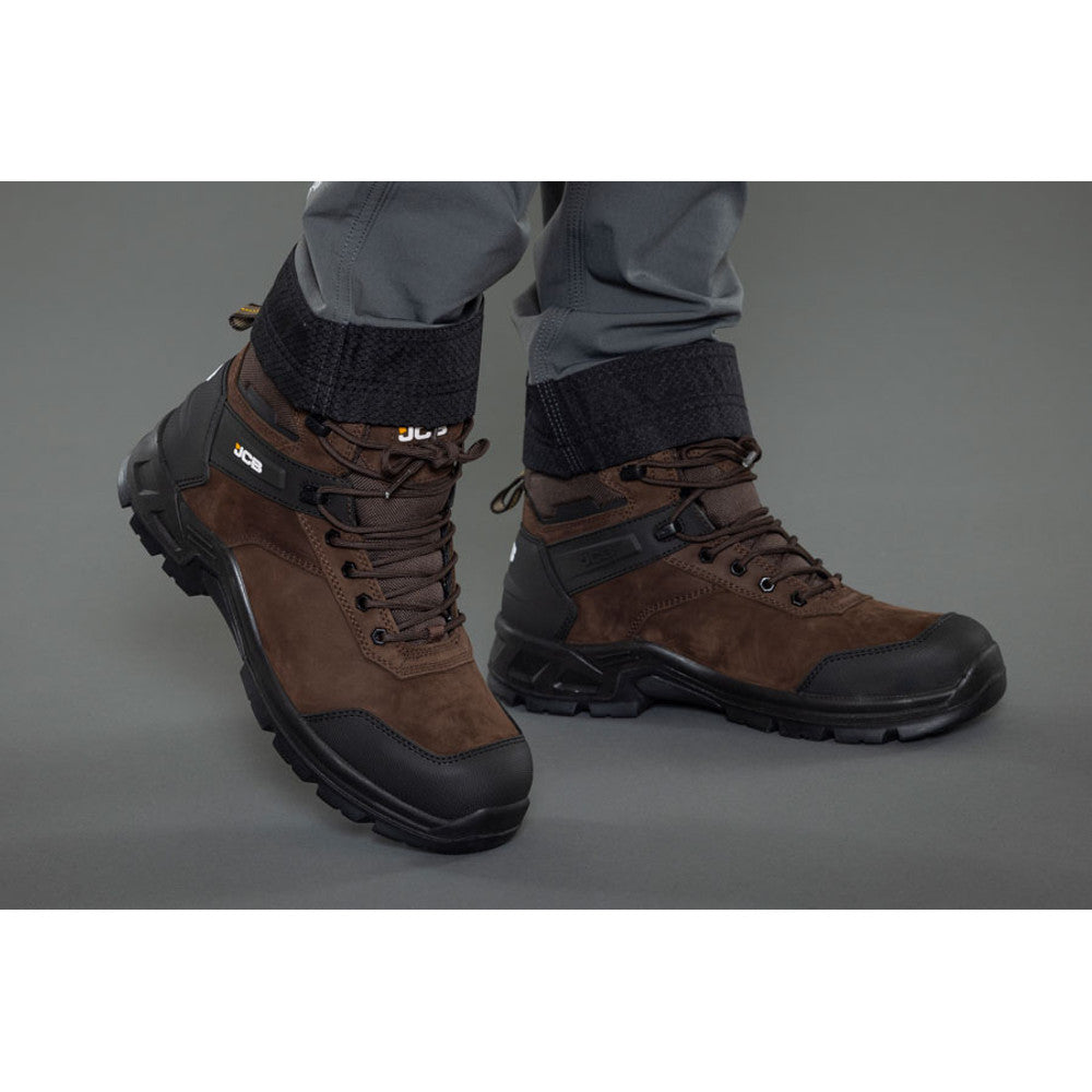 JCB Fastrac Safety Boot Brown S7S Composite Toe Waterproof Work Boot