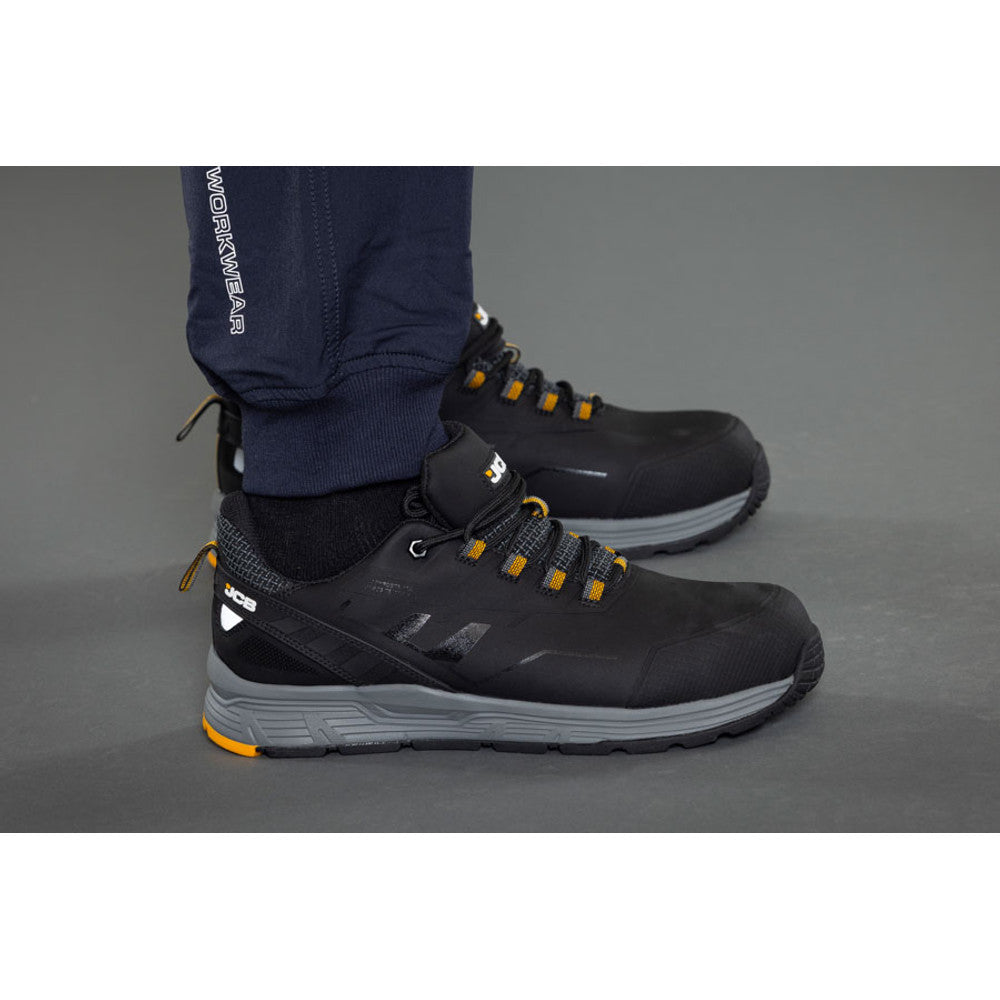 JCB Spark 2 Composite Safety Trainers Black S3S Metal-Free Work Trainers