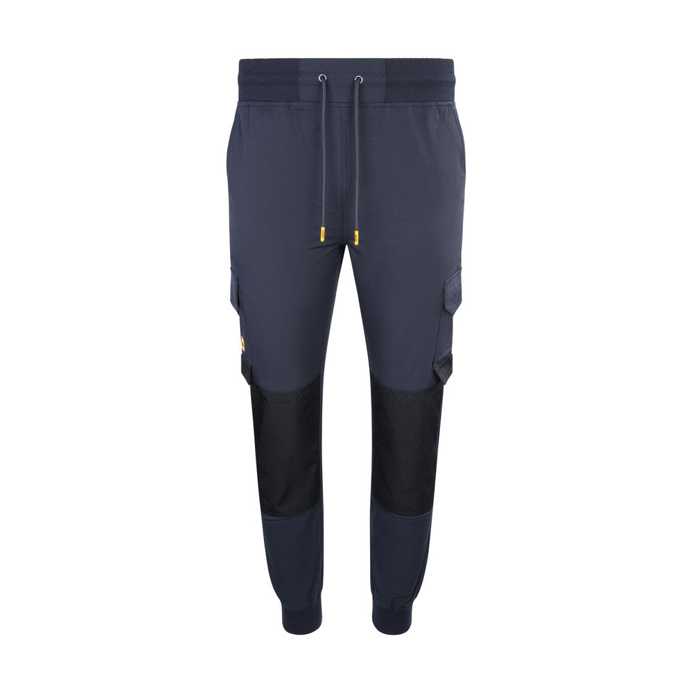 JCB Stretch Work Joggers Navy Blue 4-Way Flex Cargo Work Trousers