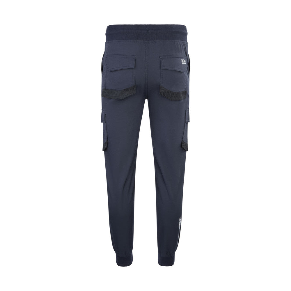 JCB Stretch Work Joggers Navy Blue 4-Way Flex Cargo Work Trousers
