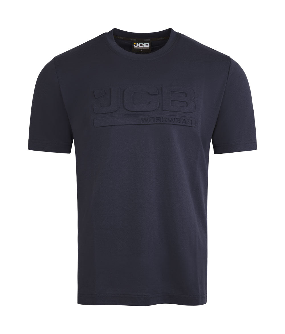 JCB Workwear T-Shirt 3D Embossed Logo Unisex Work T-Shirt