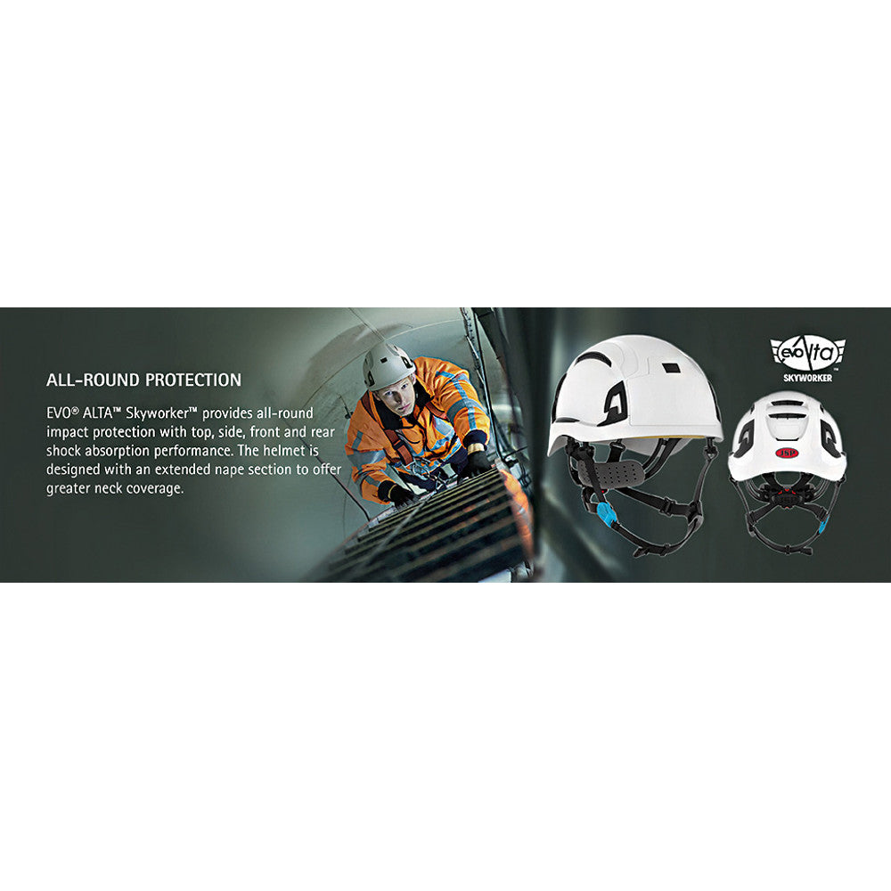 JSP EVO ALTA Skyworker Safety Helmet White Vented