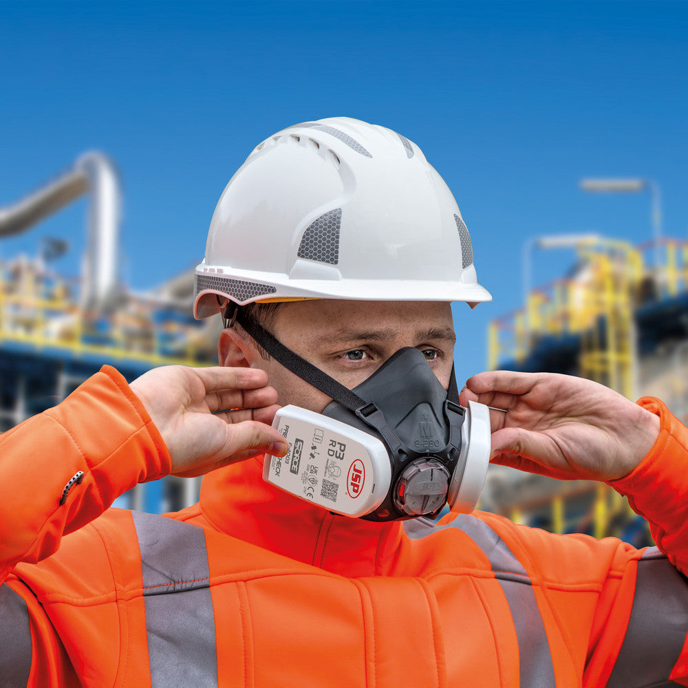 JSP Force8 Half Mask Respirator Twin Cartridge (Mask Only)