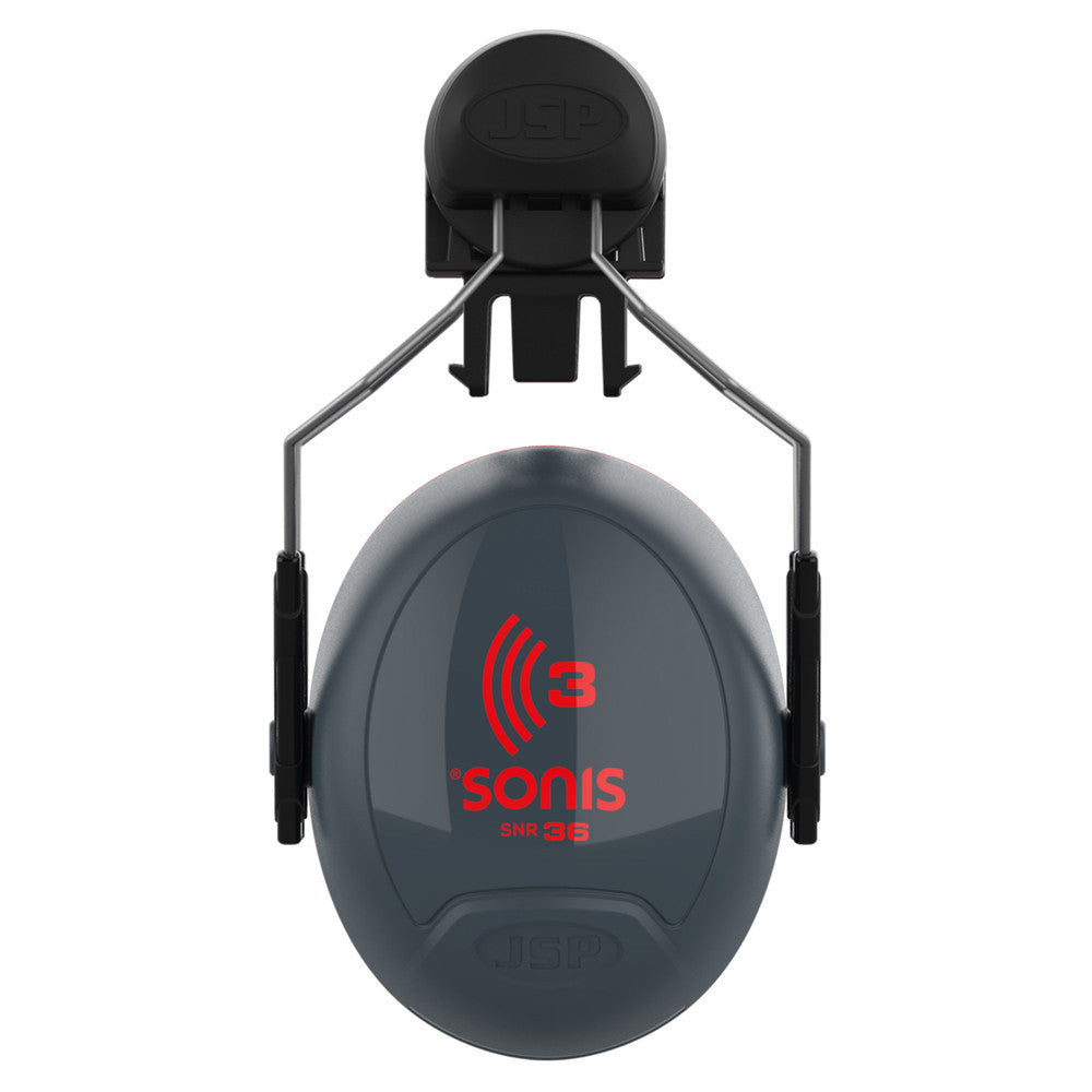 JSP Sonis 3 Helmet Mounted Ear Defenders 36dB SNR