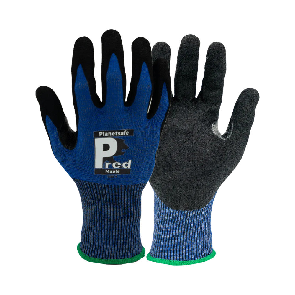 Just1Source Cut Level E Gloves Eco rPET Sandy Nitrile