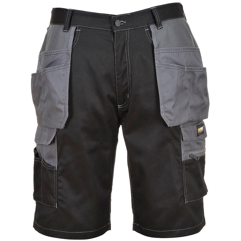 Portwest KS18 Granite Holster Shorts Work Shorts Multiple Pockets UV Protection