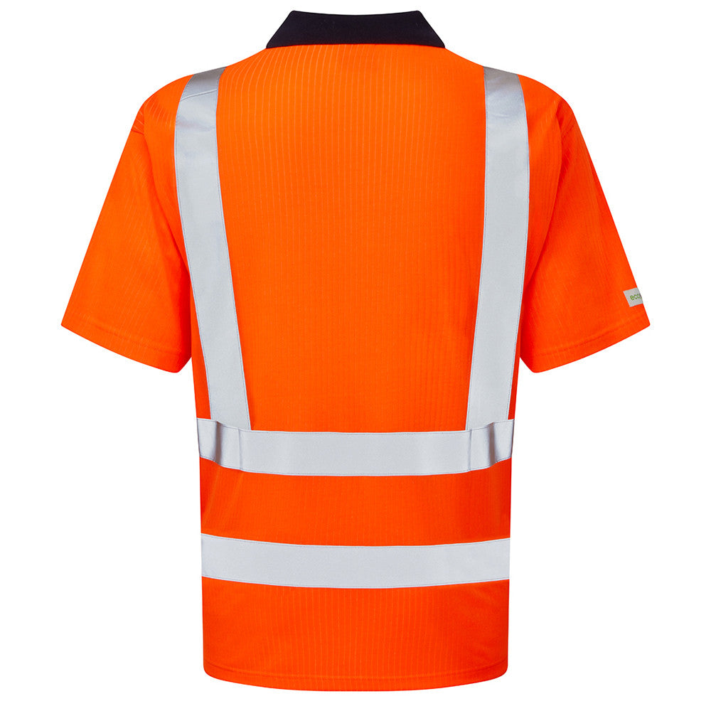 Leo Workwear Hi Vis Polo Shirt ISO 20471 Class 2