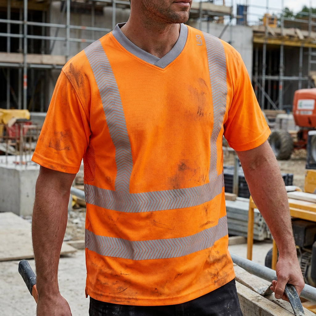 Leo Workwear Hi Vis T-Shirt Railway ISO 20471 Class 2 or Yellow