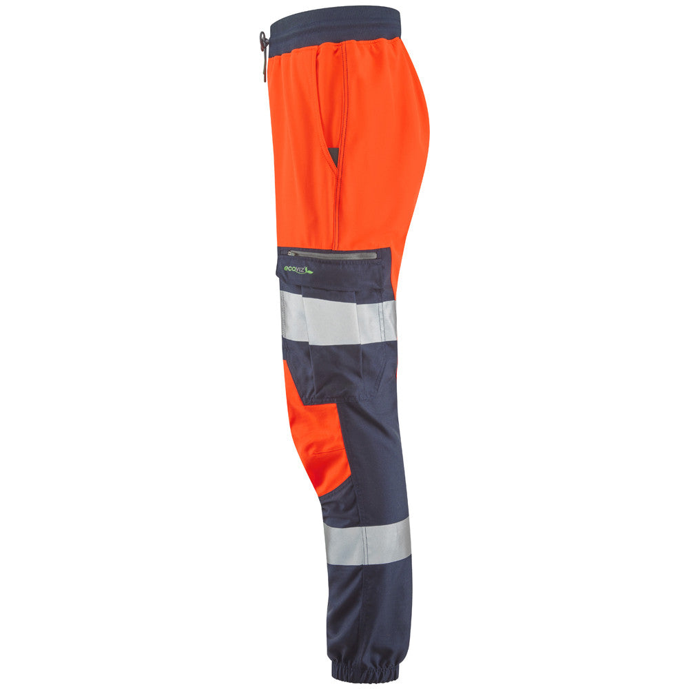Leo Workwear Hi Vis Stretch Trousers ISO 20471 Orange