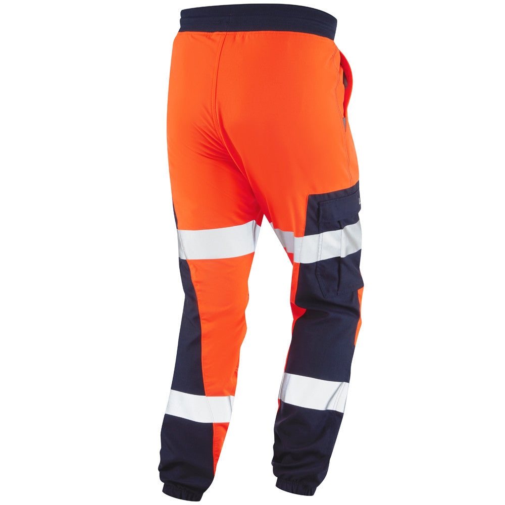 Leo Workwear Hi Vis Stretch Trousers ISO 20471 Orange