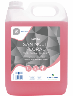 Clover Chemicals Lufra San Multi Floral Concentrated Daily Cleaner Disinfectant