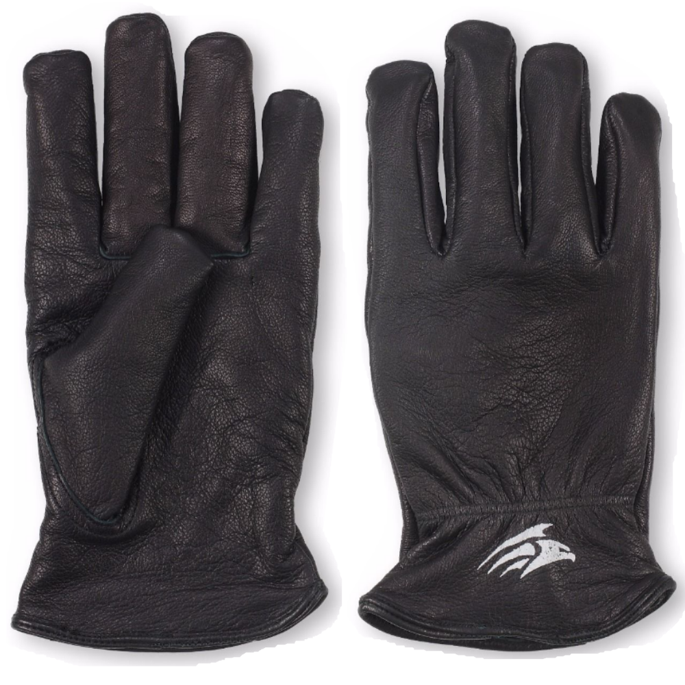 Metis Premium Soft Grain Lined Drivers Gloves Black Leather Work Gloves