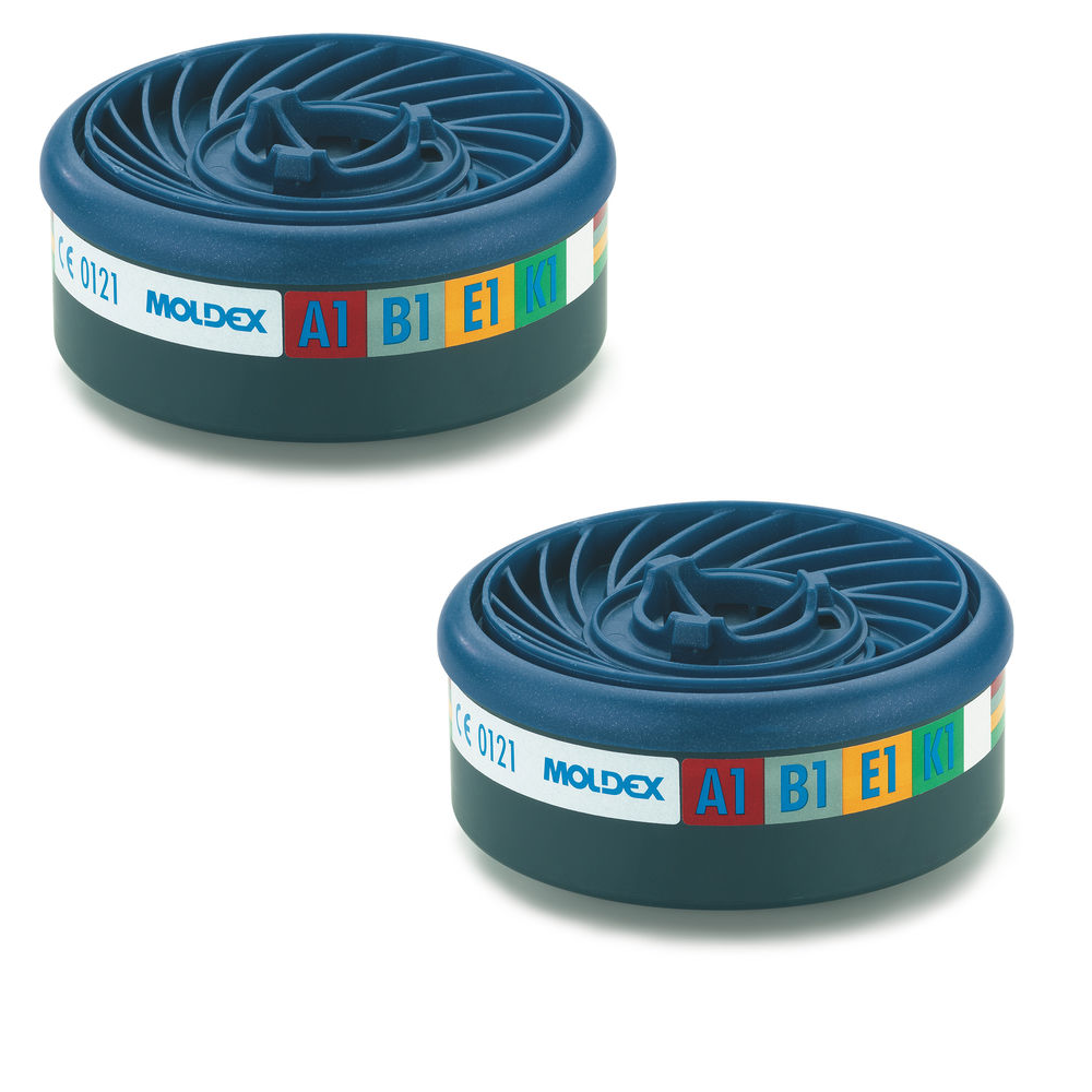 9400 ABEK1 Moldex Gas & Vapour Cartridges for 7 & 9000 masks (singles)
