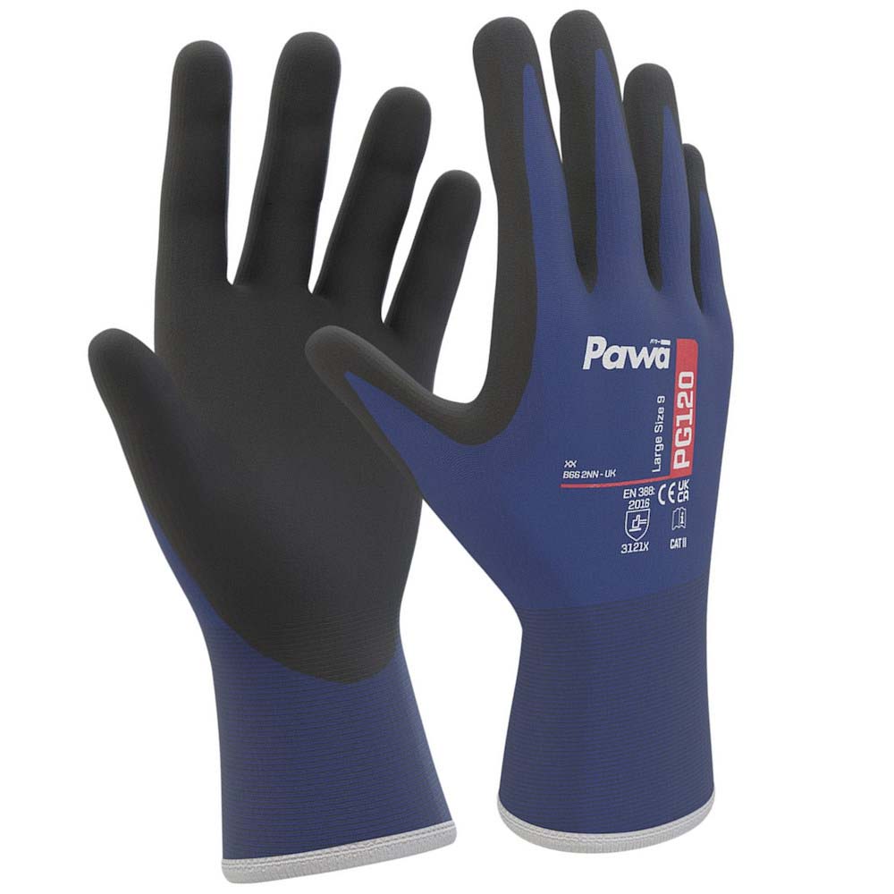Pawa PG120 Nitrile Work Gloves Ultra Dexterous Precision Handling