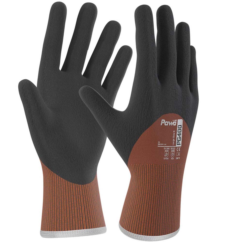 Pawa PG400 Thermolite Winter Work Gloves Cold Protection Grip