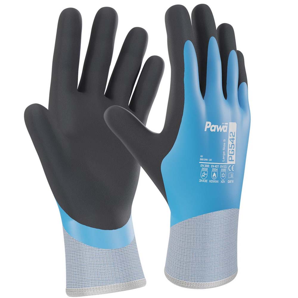 Pawa PG542 Cut Resistant Gloves Level E Thermal Waterproof Work Gloves