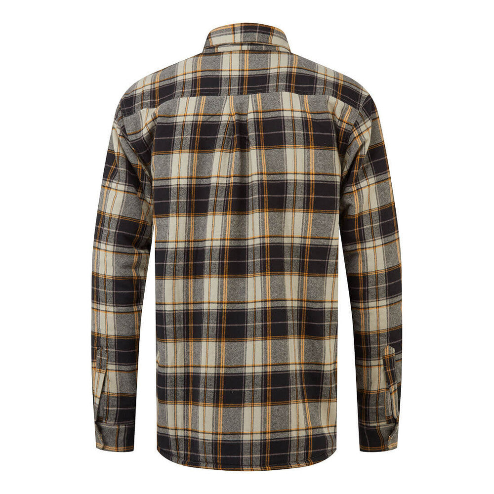 Portwest Sherpa Lined Work Shirt Fleece Lined Check Shirt For Cold Conditions