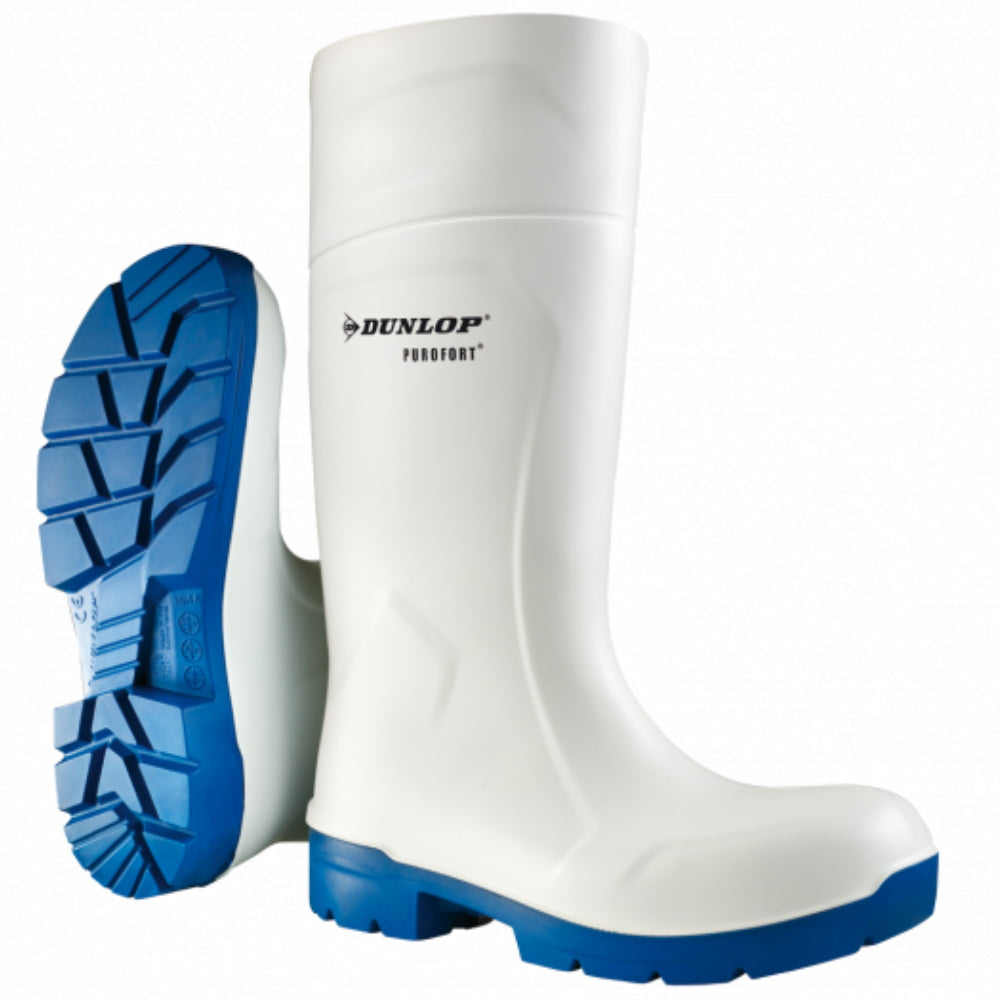 Dunlop Food Pro Multigrip Safety Wellington White S4 Steel Toe Boots