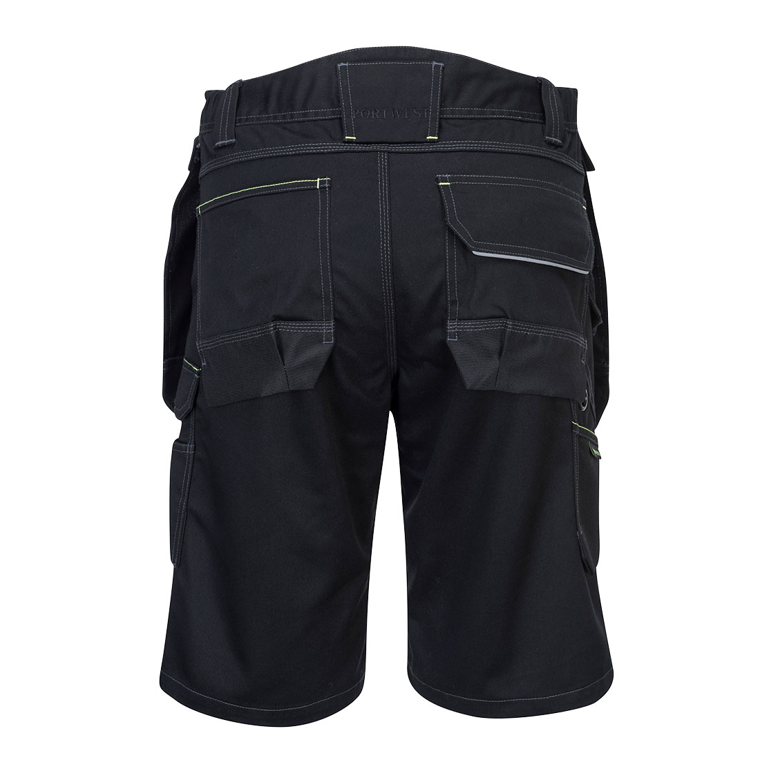 Portwest PW3 Holster Work Shorts Detachable Pockets UPF 50+ Summer Workwear