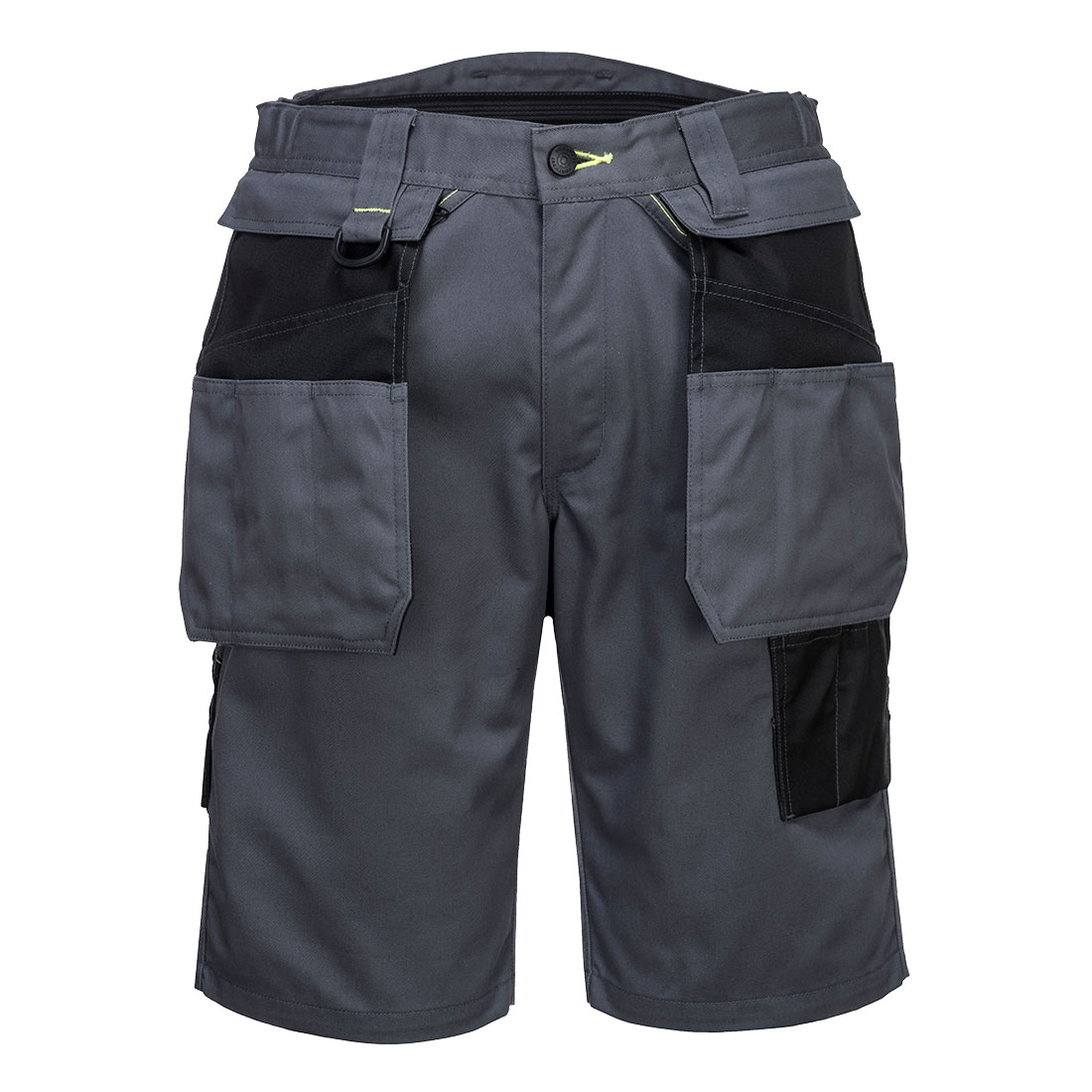 Portwest PW3 Holster Work Shorts Detachable Pockets UPF 50+ Summer Workwear