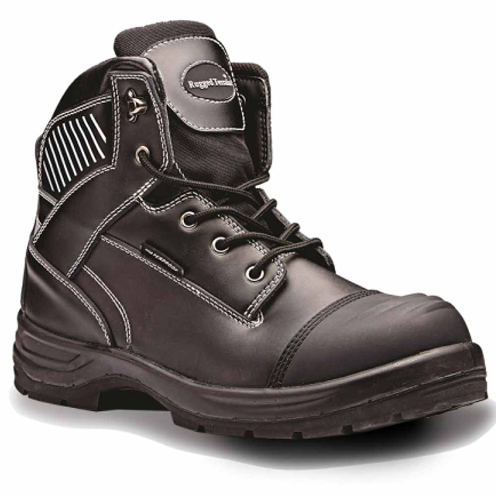 Rugged Terrain Waterproof Work Boots with Scuff Cap S3