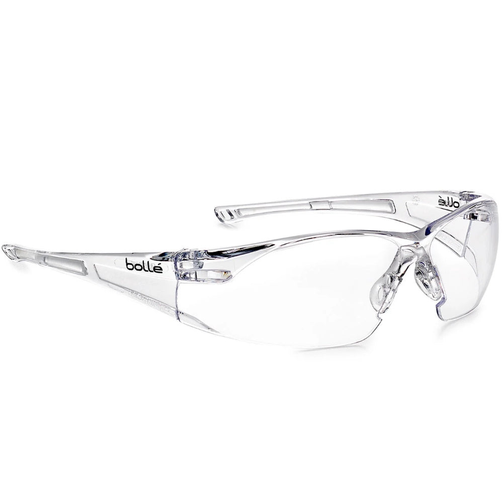 RUSH Clear Lens UV Filter All Round Vision Safety Glasses & cord