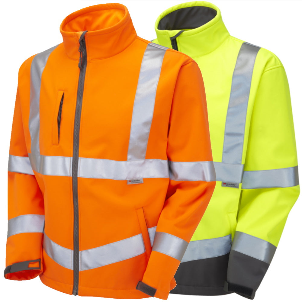 Leo Buckland Interactive Hi Vis Softshell Jacket