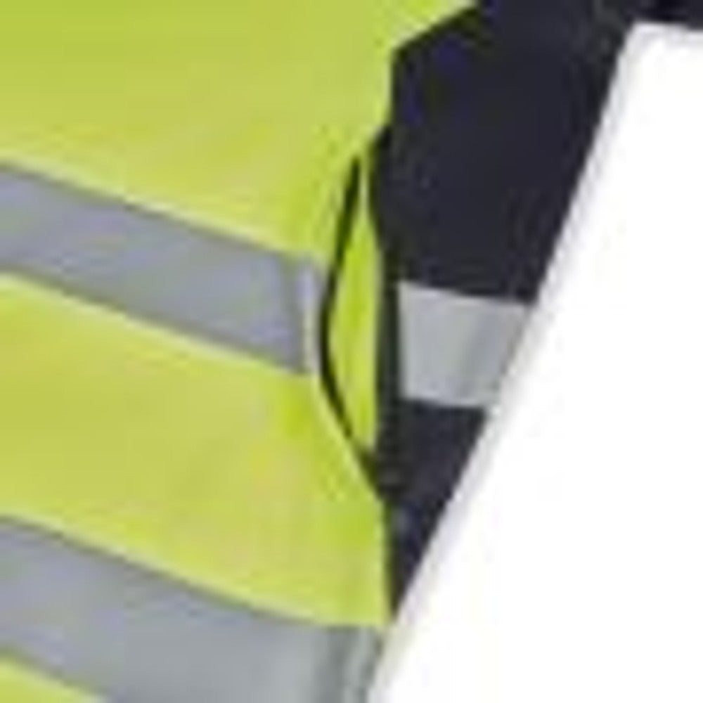 Supertouch Hi Vis Eco Zip Hoodie Yellow EN20471