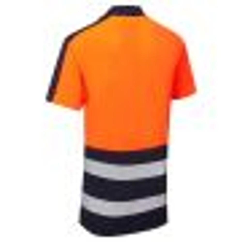 Supertouch Hi Vis Polo Shirt Orange Recycled CoolAir