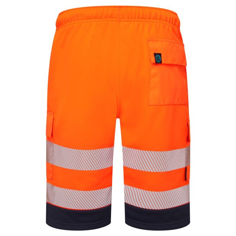 Supertouch Hi Vis Shorts Orange CottonCool Railway
