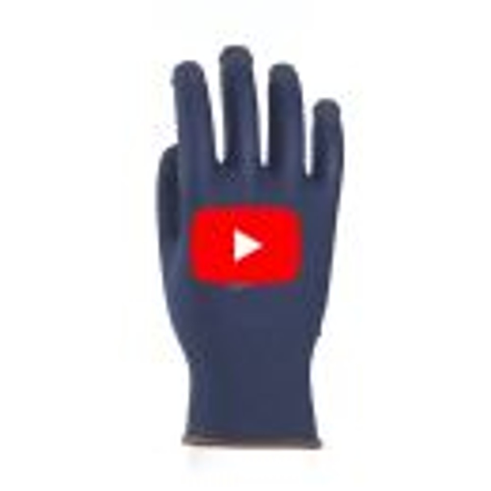 Polyco Matrix D Grip TS Touchscreen Work Gloves Blue