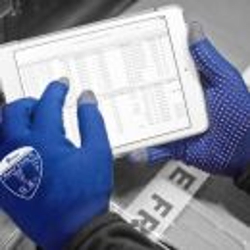Polyco Matrix D Grip TS Touchscreen Work Gloves Blue