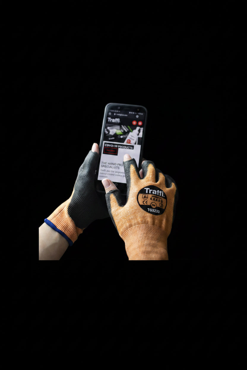 Traffi TG3220 Cut Level B Resistant 3 Digit PU Glove