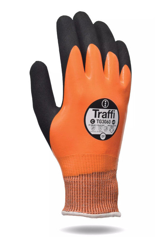 Traffi TG3060 Cut Level C Nitrile Safety Gloves