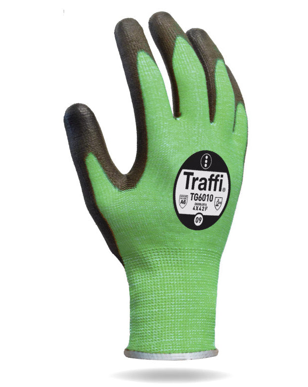 traffi tg6010 green cut F glove