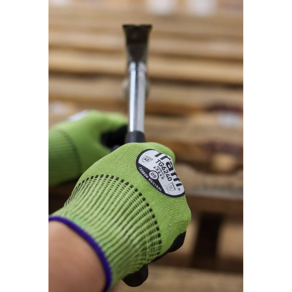 Traffi TG6240 Cut Level E Nitrile Gloves LXT