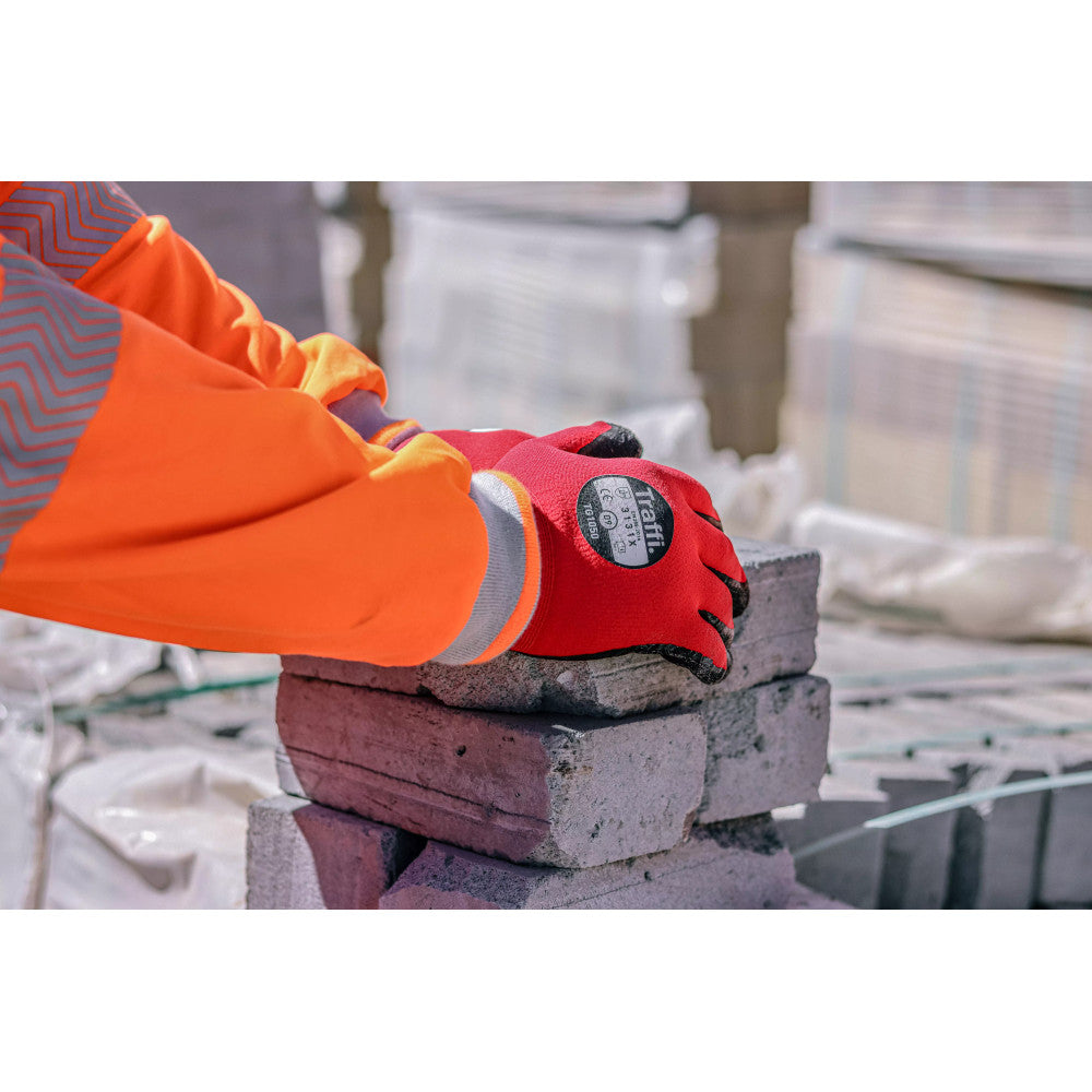 Traffi TG1050 X-Dura Latex Palm Coated Gloves