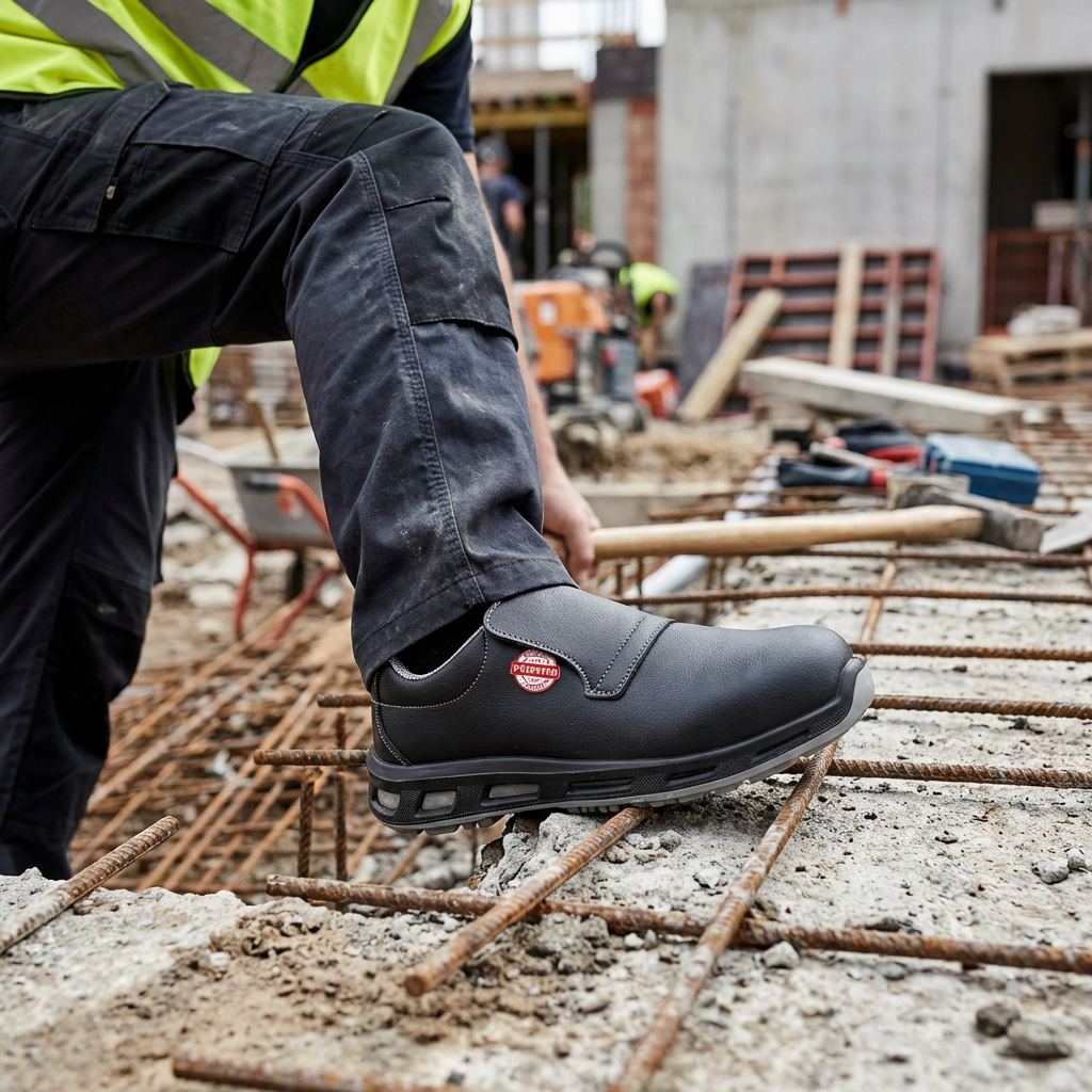 U-Power NOIR S2 Slip-On Safety Shoe Composite Toe