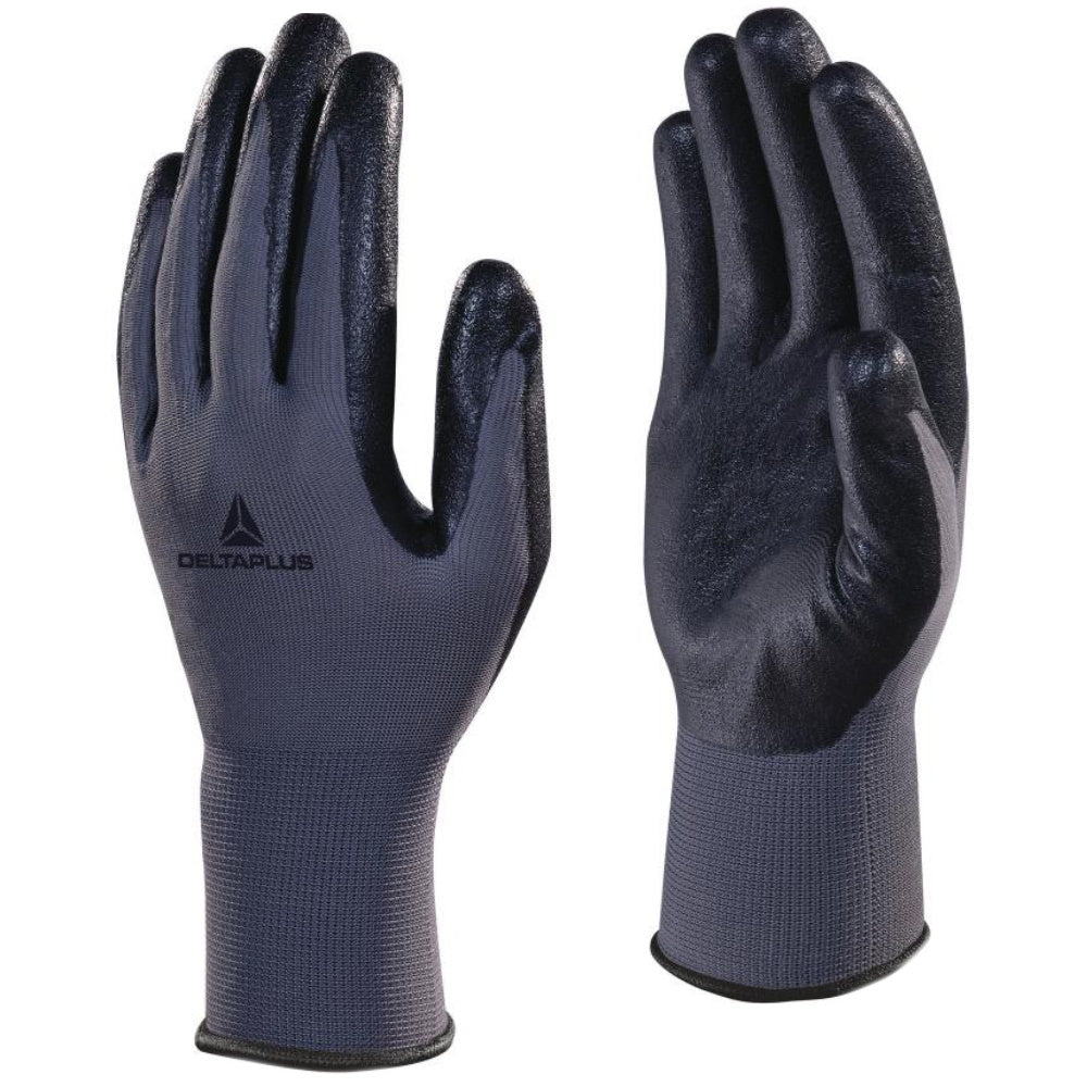 Delta Plus VE722 Nitrile Foam Coated Work Gloves Oily Environments