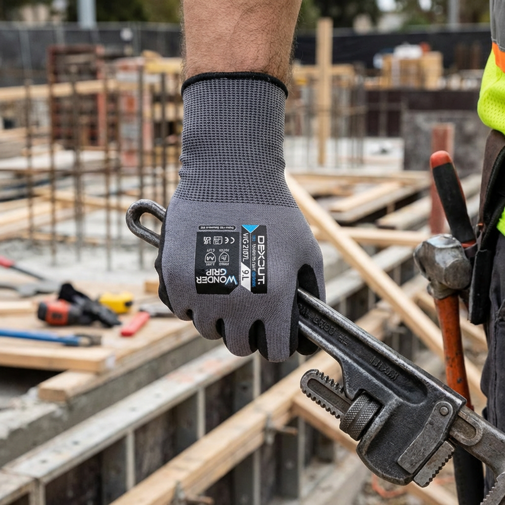 Wondergrip Dexcut Cut Resistant Gloves Level D A4 Extended 30cm Safety Gloves