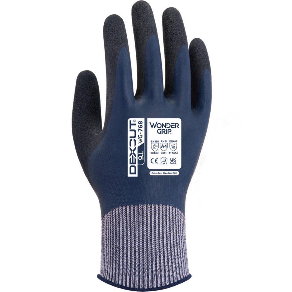 Wondergrip DEXCUT Cut Resistant Waterproof Gloves Level D