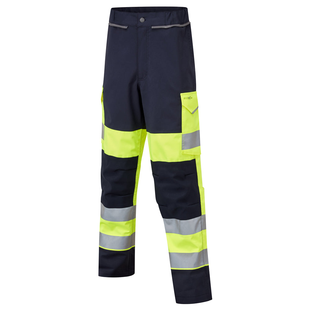 Leo Workwear Honeychurch Womens Hi Vis Coverall Orange Railway 2-Part