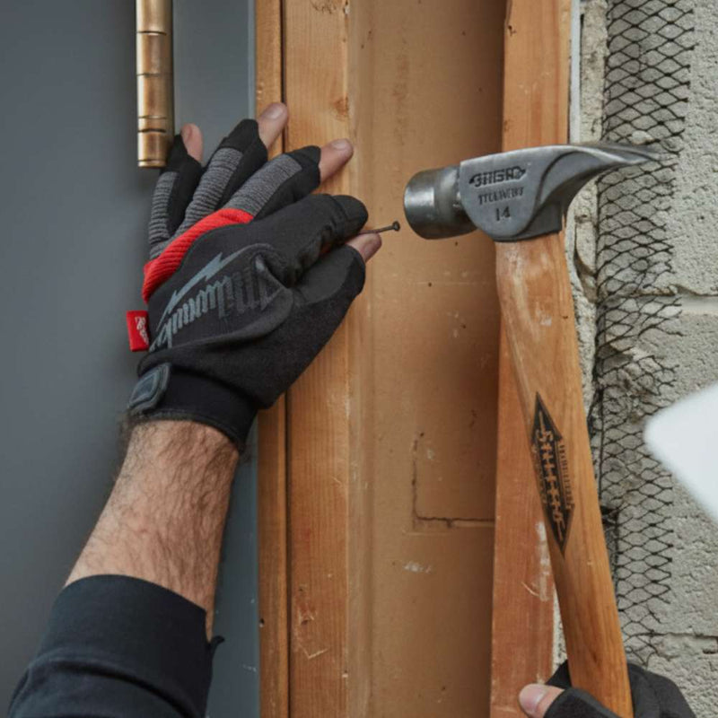 fingerless work gloves 