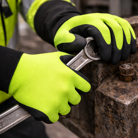 hi vis gloves 